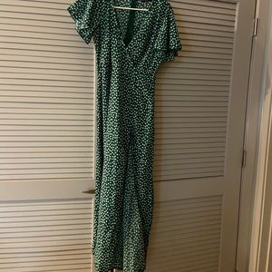 Green summer dress